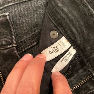 LOFT high waist straight crop jeans